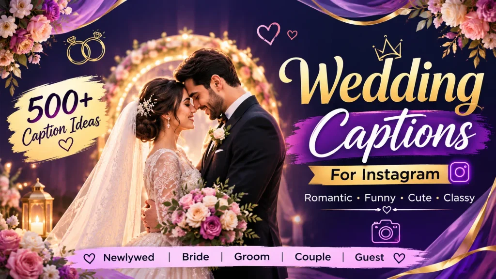 Wedding Captions For Instagram