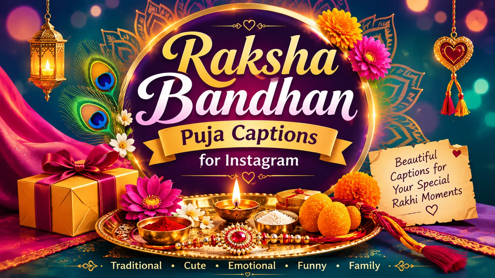 Raksha Bandhan Puja Captions For Instagram