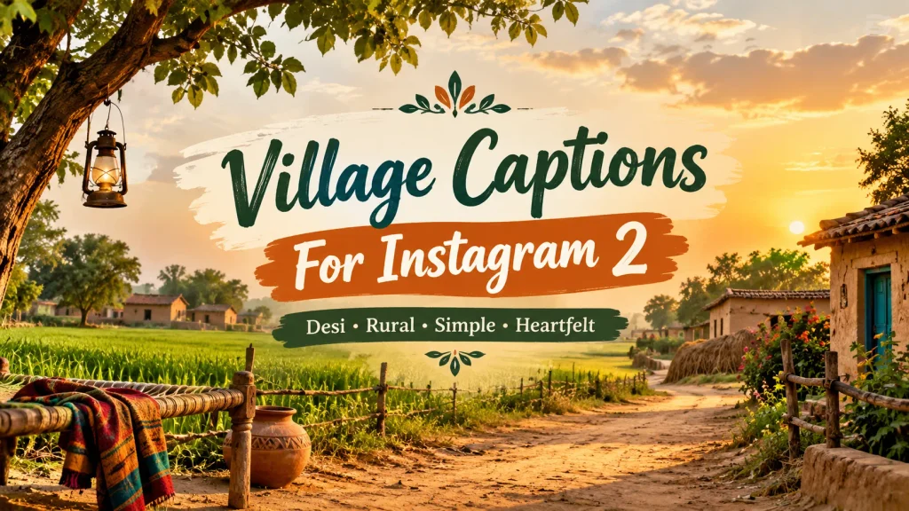 Village Captions For Instagram 2