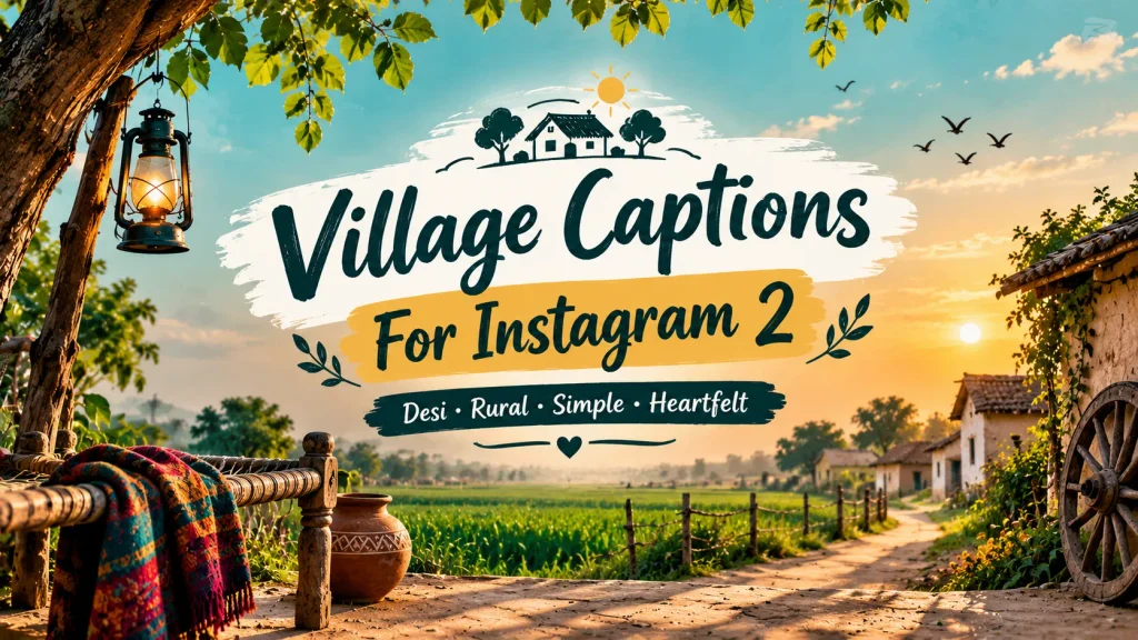 Village Captions For Instagram 2