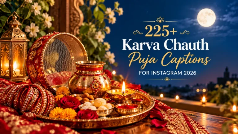 Karva Chauth Puja Captions For Instagram