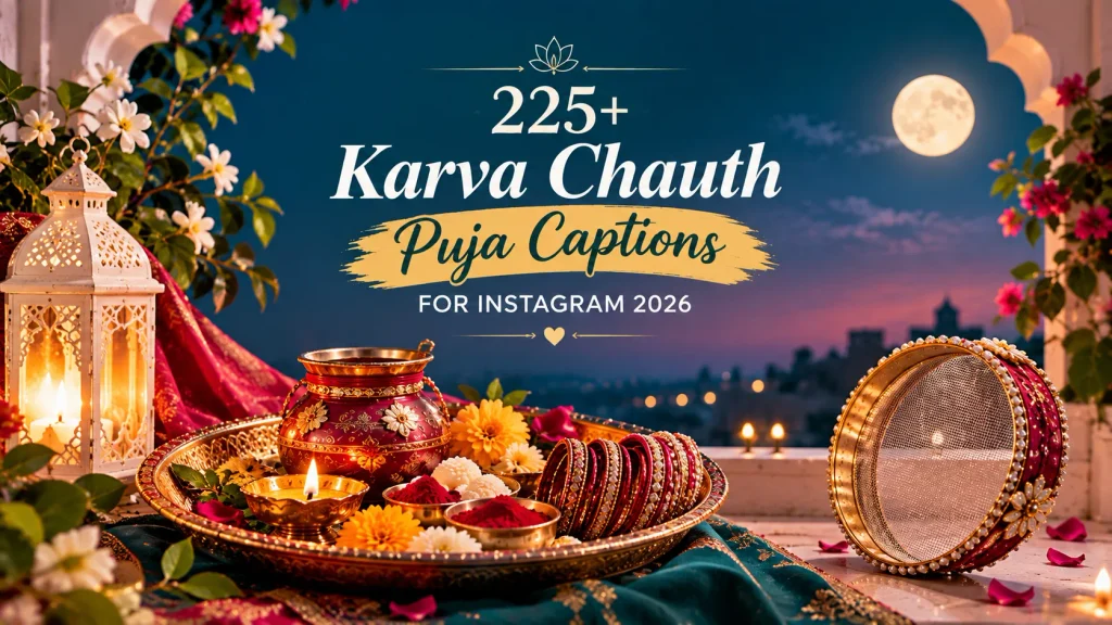Karva Chauth Puja Captions For Instagram