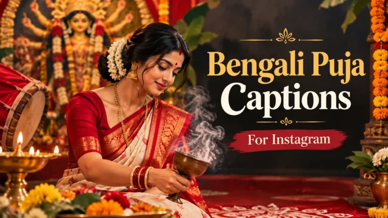 Bengali Puja Captions For Instagram