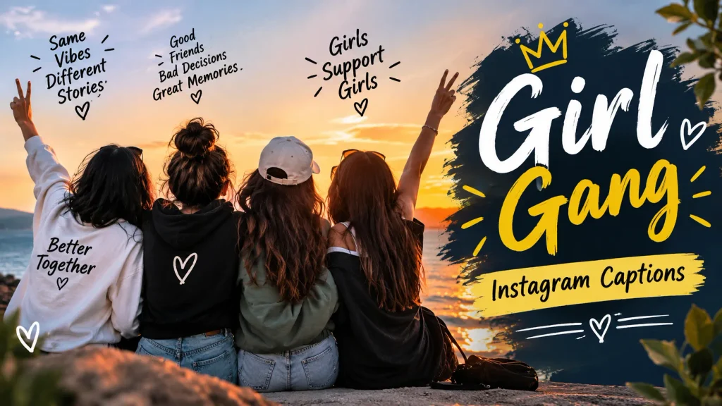 Girl Gang Instagram Captions