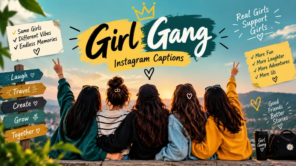 Girl Gang Instagram Captions