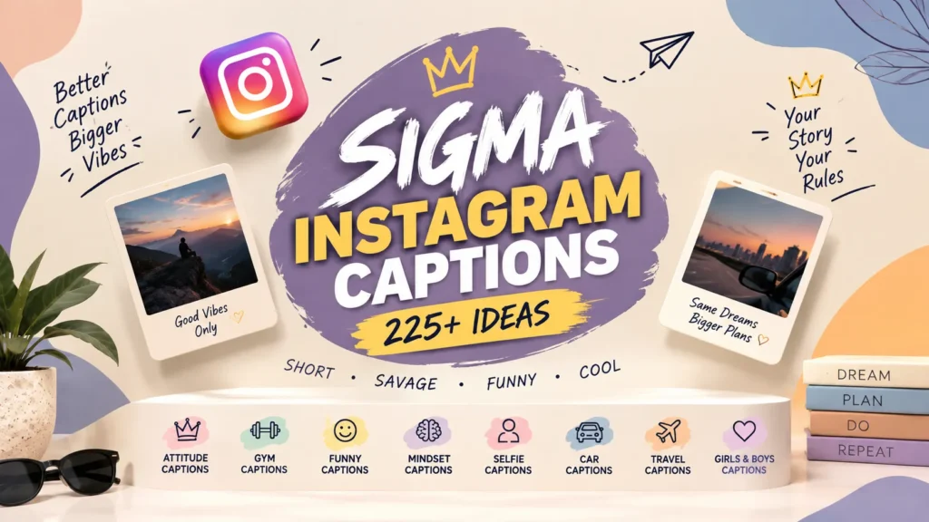 Sigma Instagram Captions