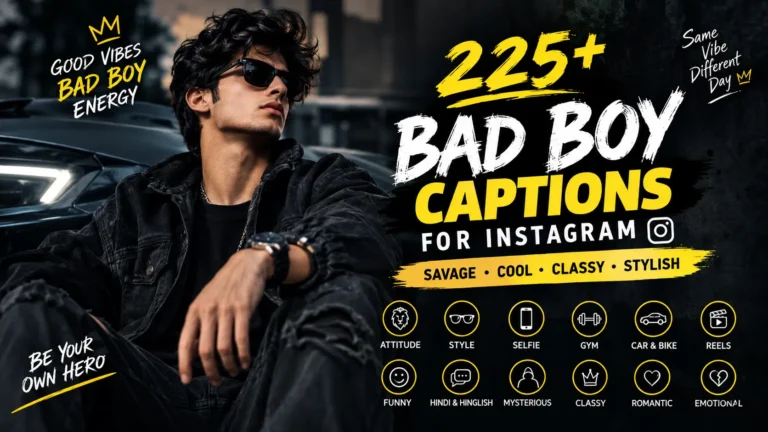 Bad Boy Captions For Instagram