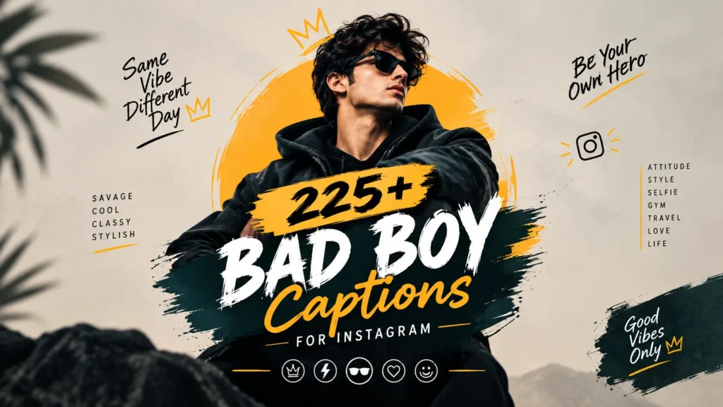 Bad Boy Captions For Instagram