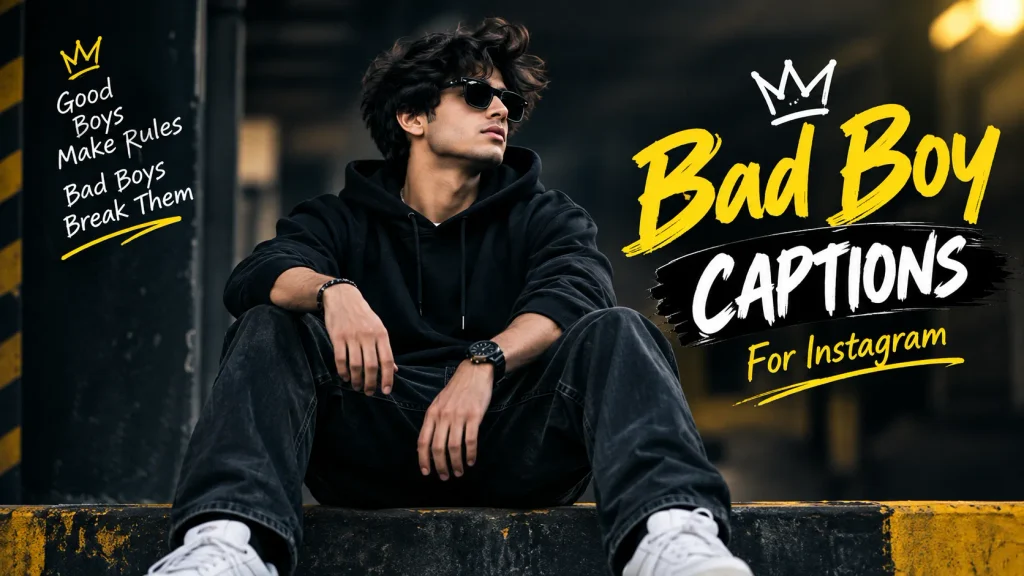Bad Boy Captions For Instagram