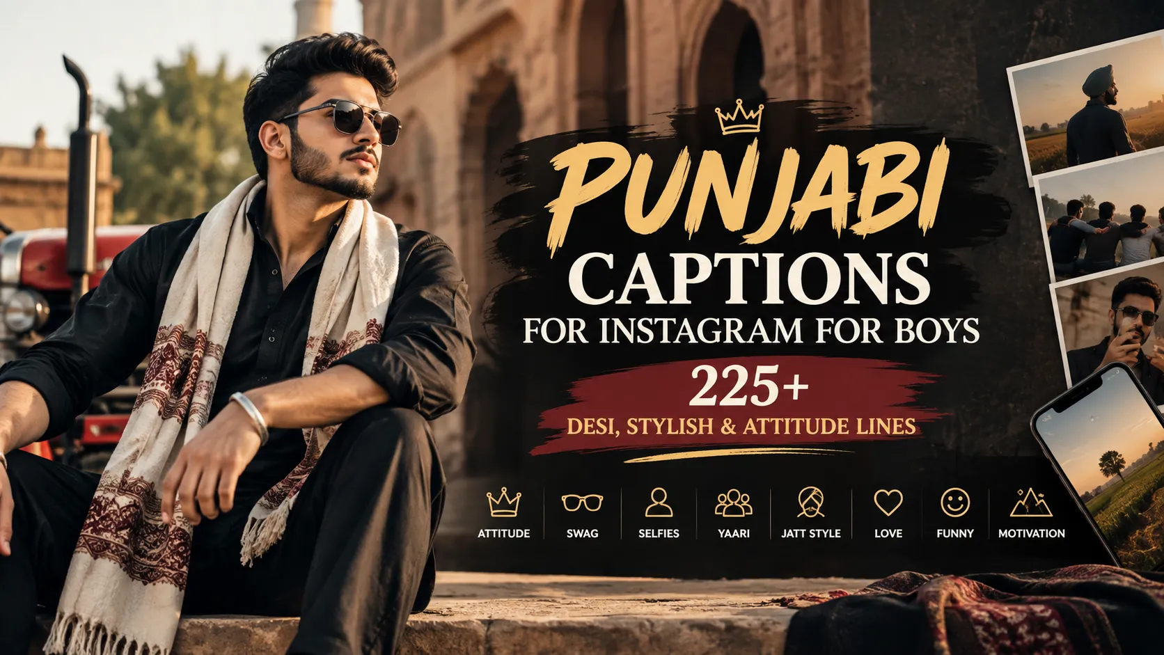 Punjabi Captions For Instagram For Boys 2