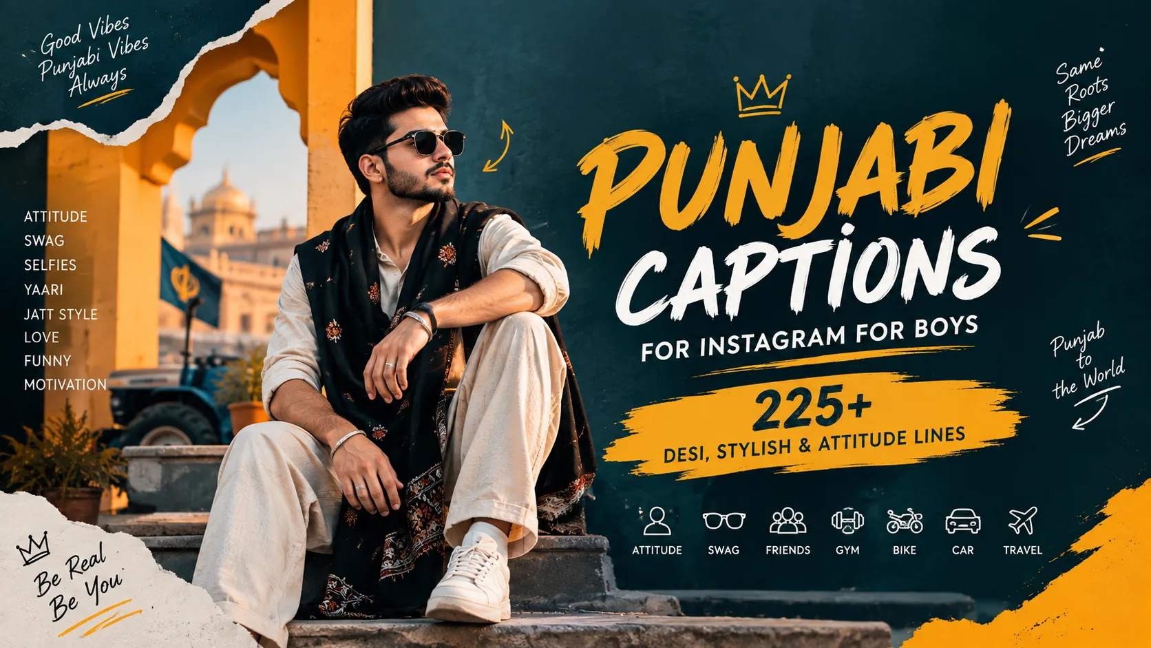 Punjabi Captions For Instagram For Boys 2