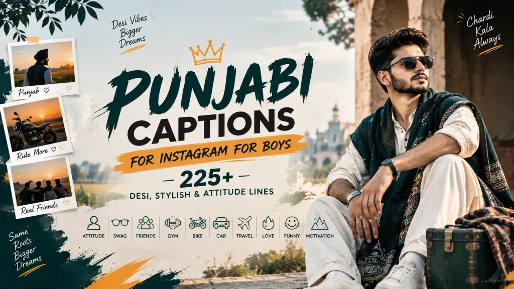 Punjabi Captions For Instagram For Boys 2