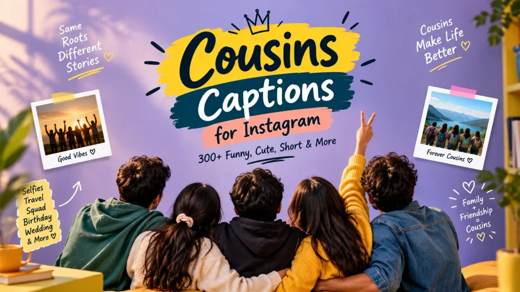 Cousins Captions For Instagram