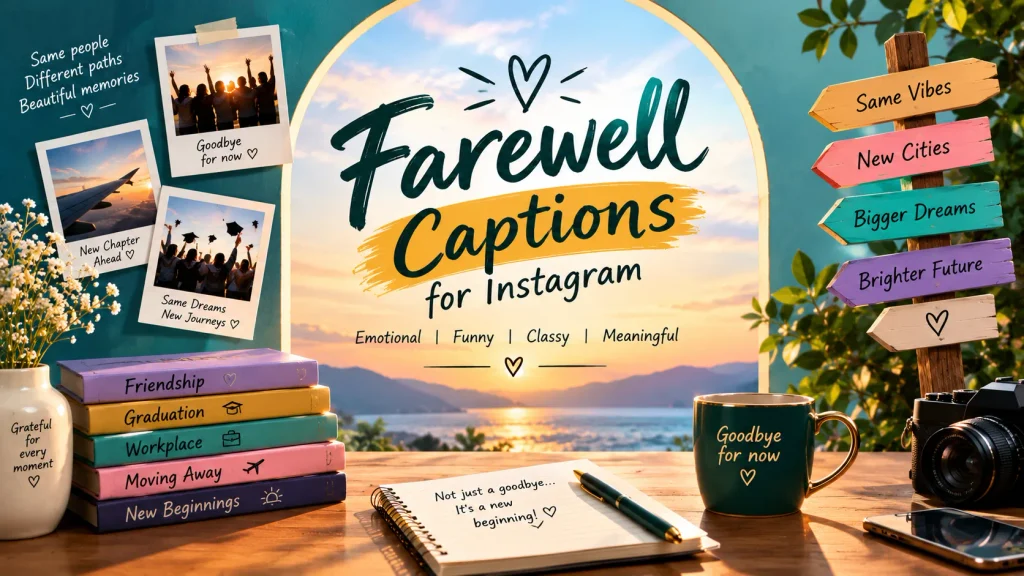 Farewell Captions For Instagram