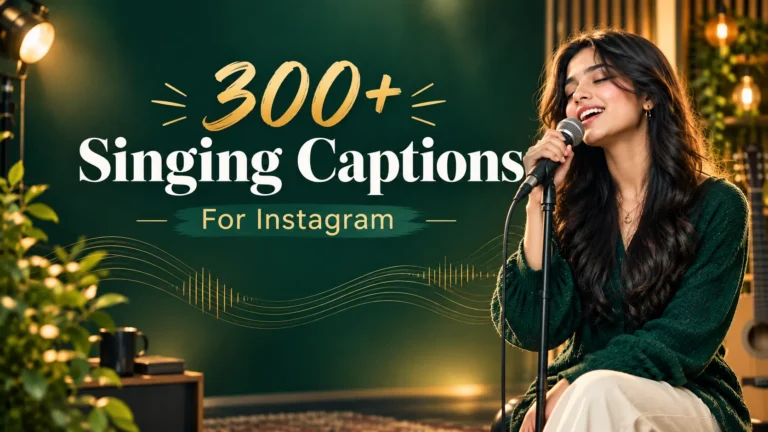 Singing Captions For Instagram