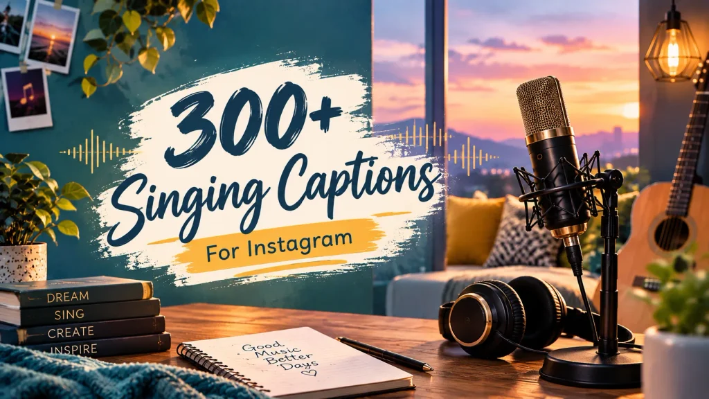Singing Captions For Instagram