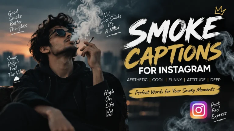 Smoke Captions For Instagram