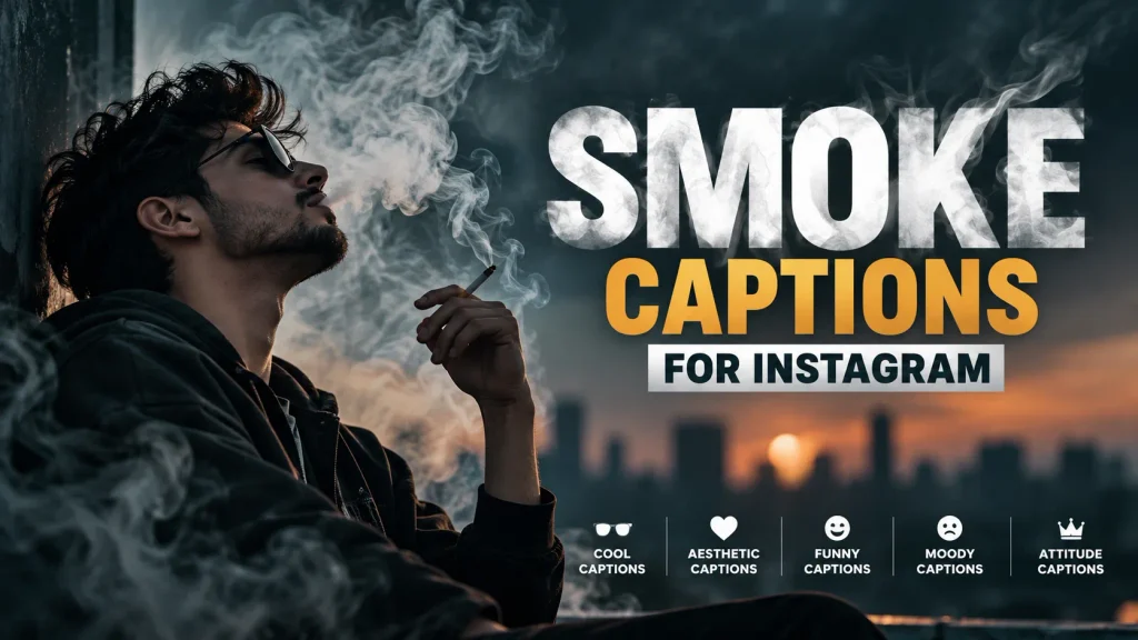 Smoke Captions For Instagram