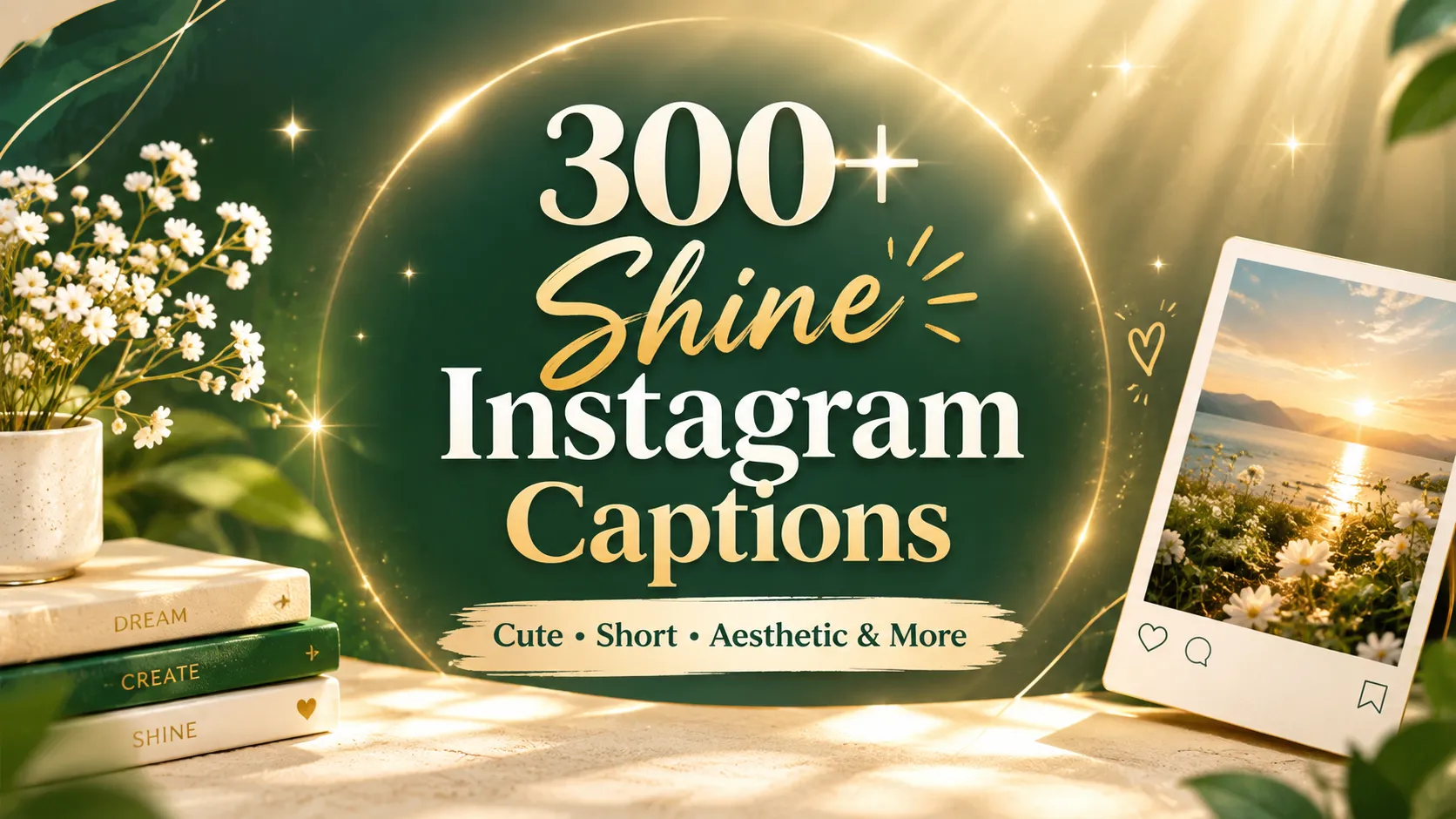 Shine Instagram Captions