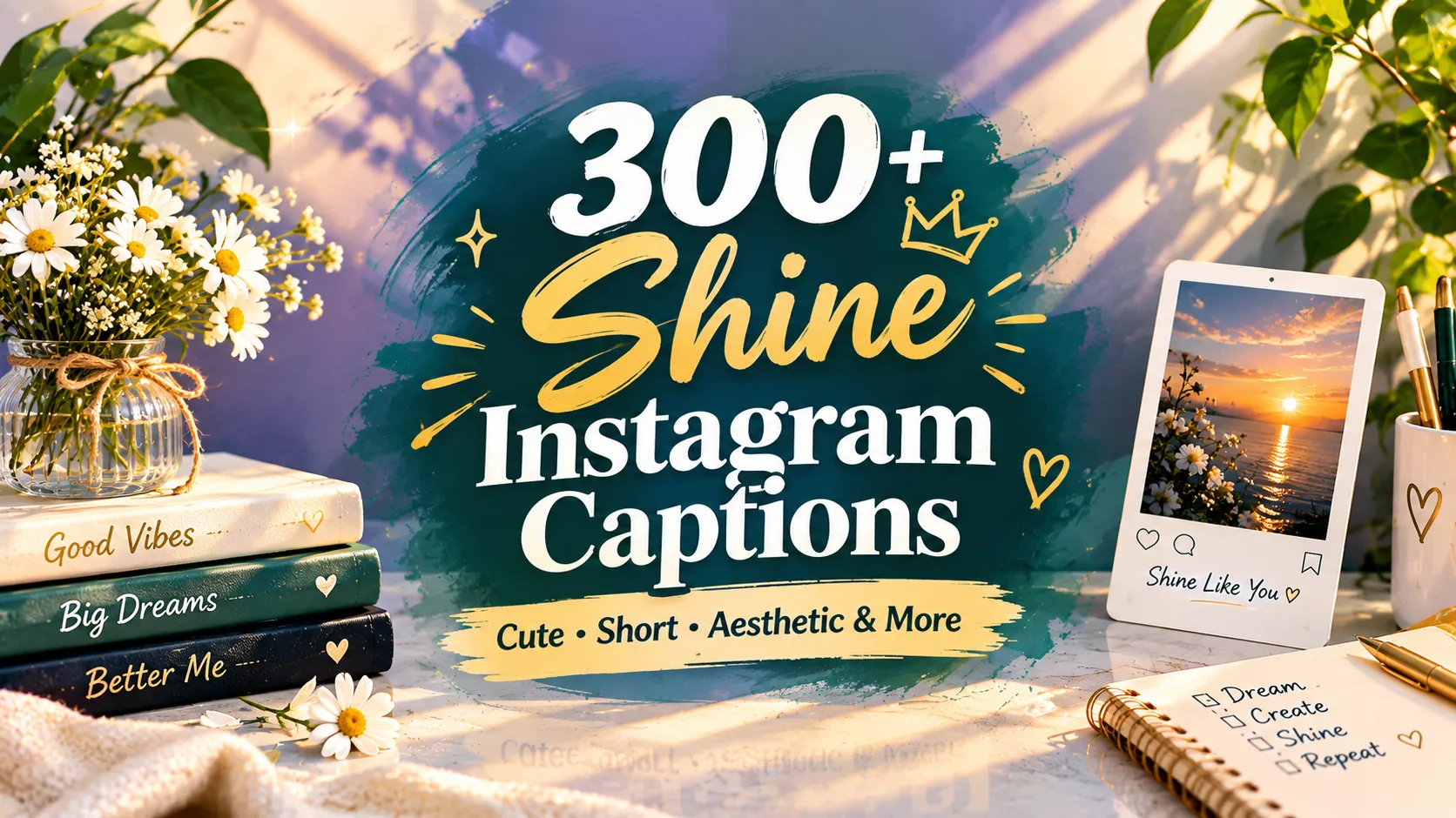 Shine Instagram Captions