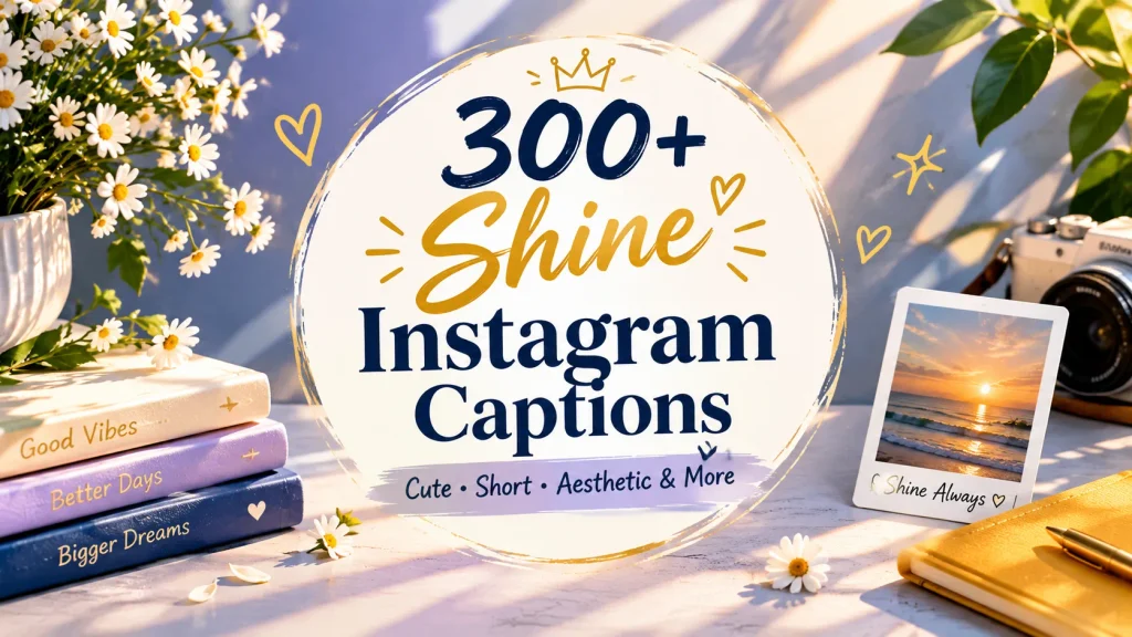 Shine Instagram Captions