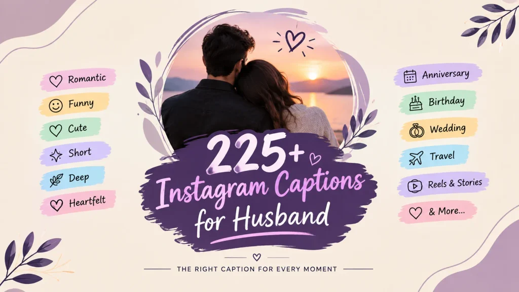 Instagram Captions For Husband