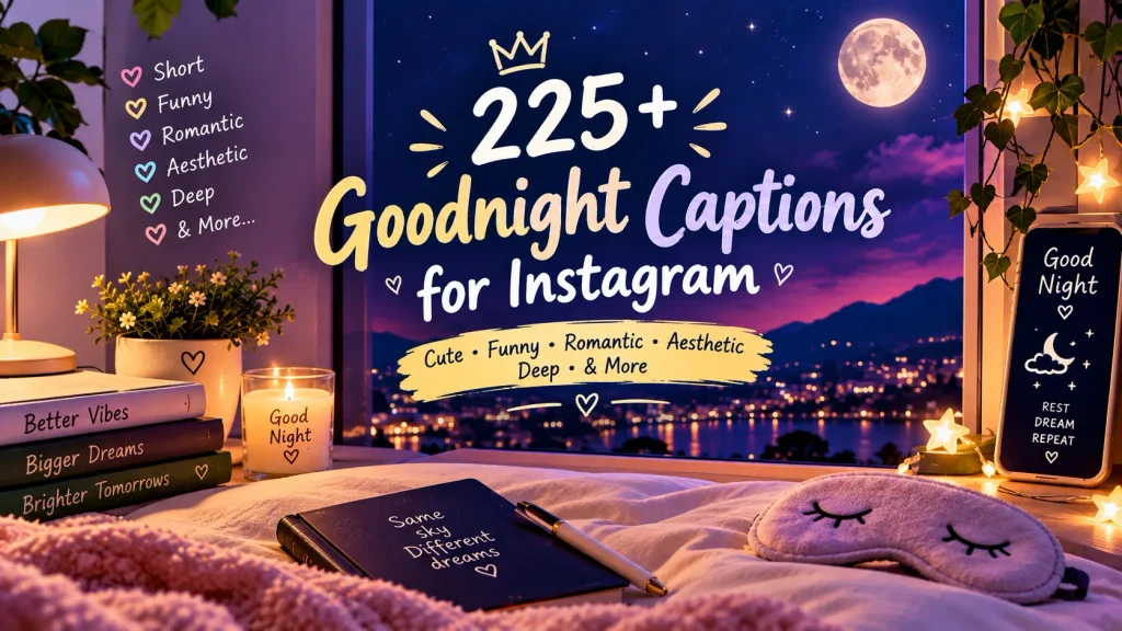 Goodnight Captions For Instagram