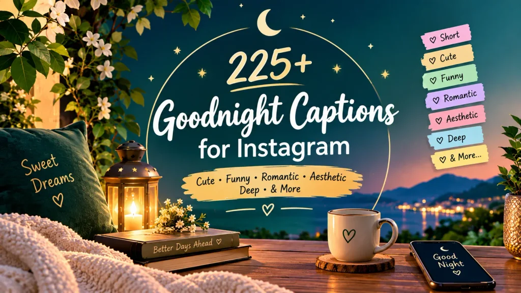 Goodnight Captions For Instagram