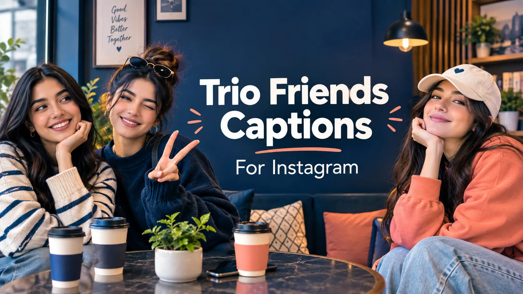 Trio Friends Captions For Instagram