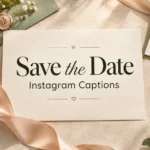 Save The Date Instagram Captions