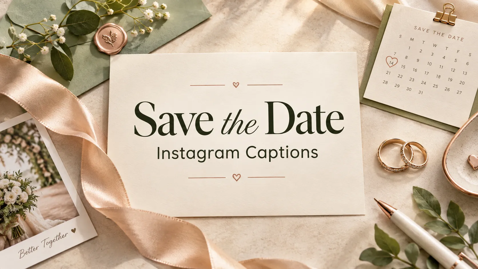 Save The Date Instagram Captions