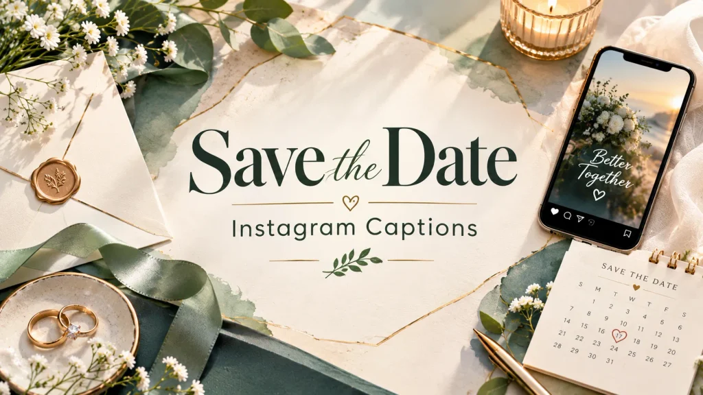 Save The Date Instagram Captions