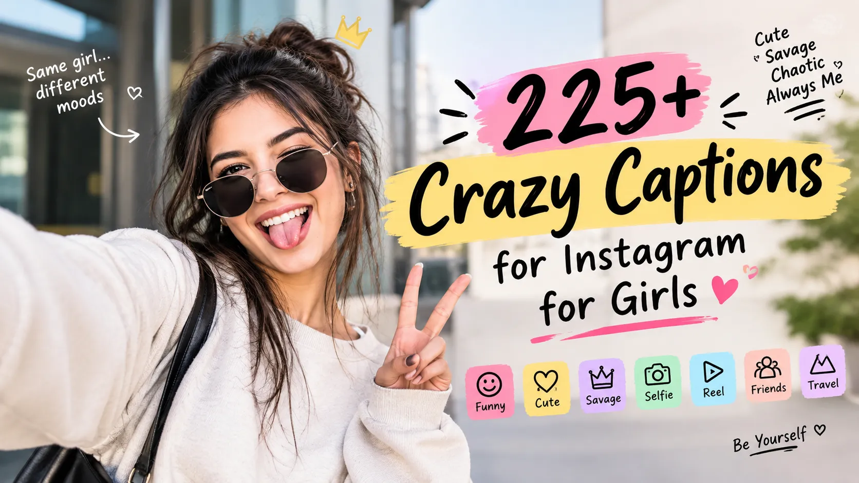 Crazy Captions For Instagram For Girl