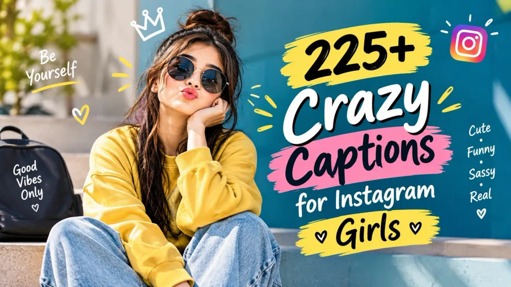 Crazy Captions For Instagram For Girl