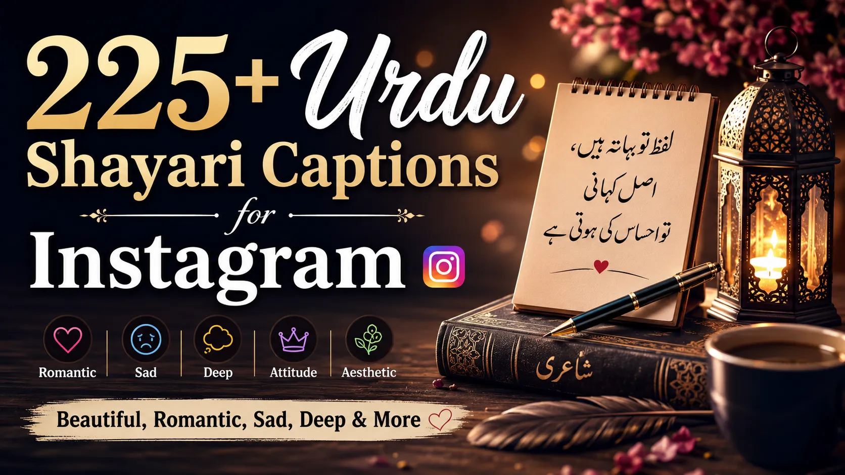 Urdu Shayari Captions For Instagram
