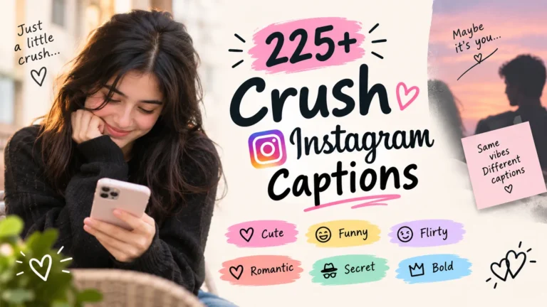 Crush Instagram Captions