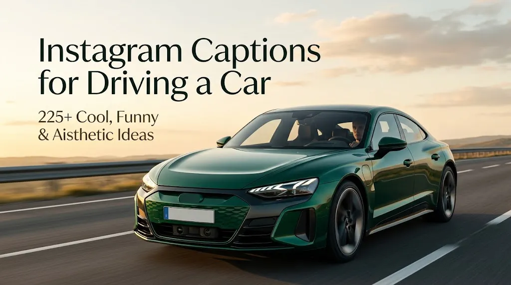 Instagram Captions For Driving A Car