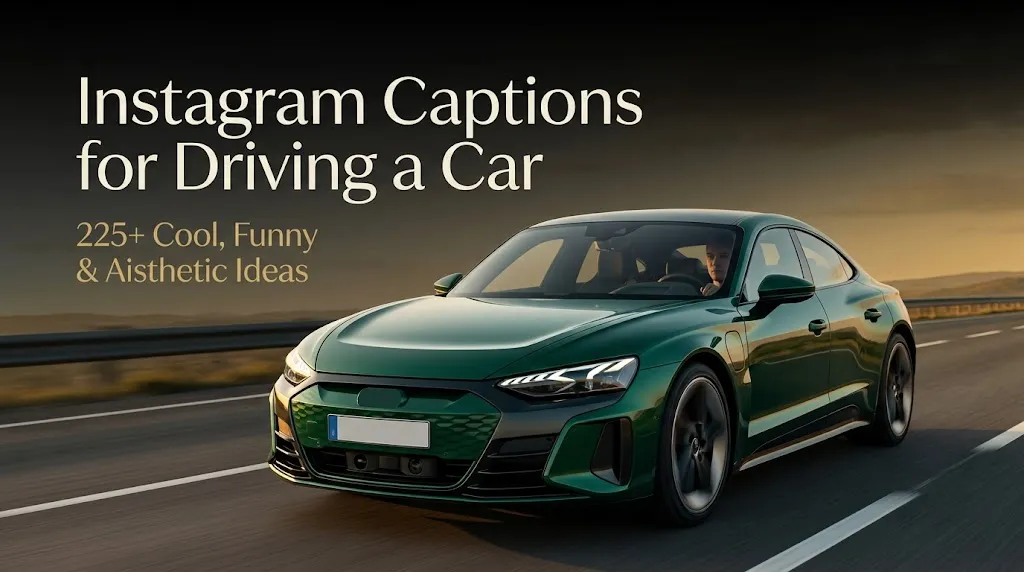 Instagram Captions For Driving A Car