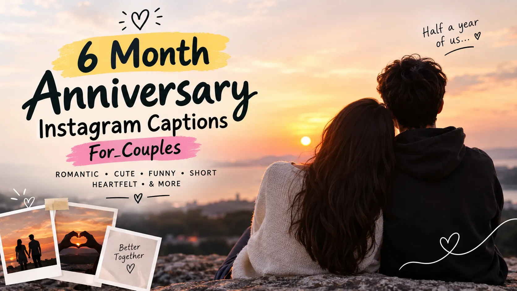 6 Month Anniversary Instagram Captions