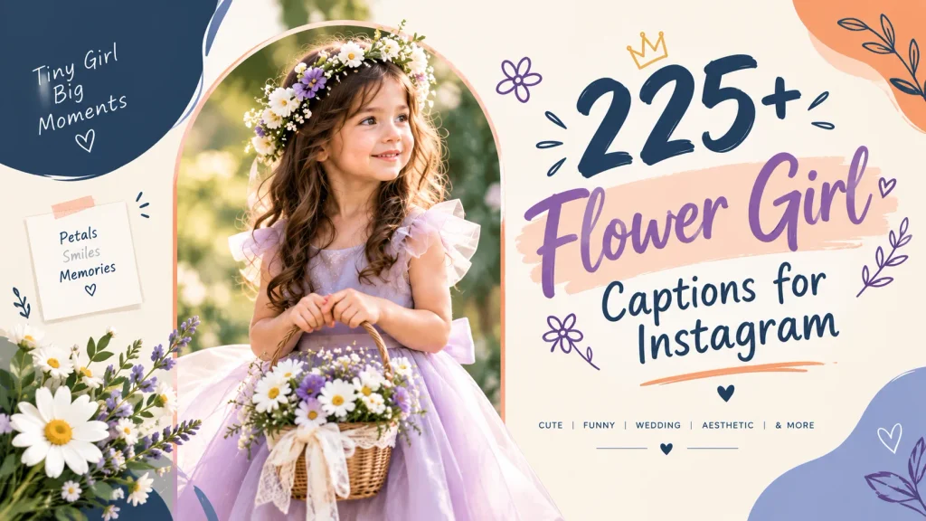 Flower Girl Captions For Instagram