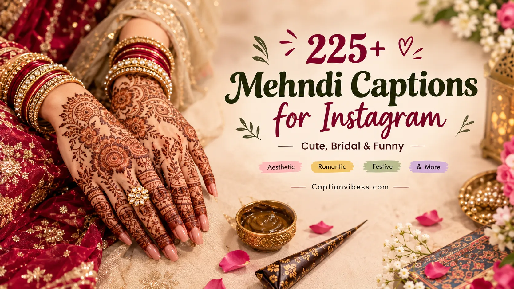 Mehndi Captions For Instagram