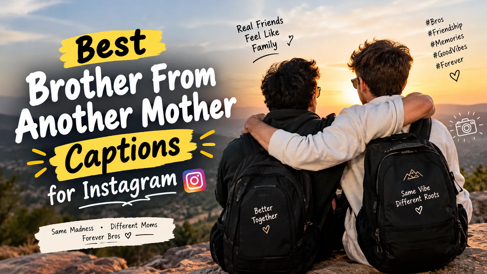 Brother From Another Mother Captions For Instagram