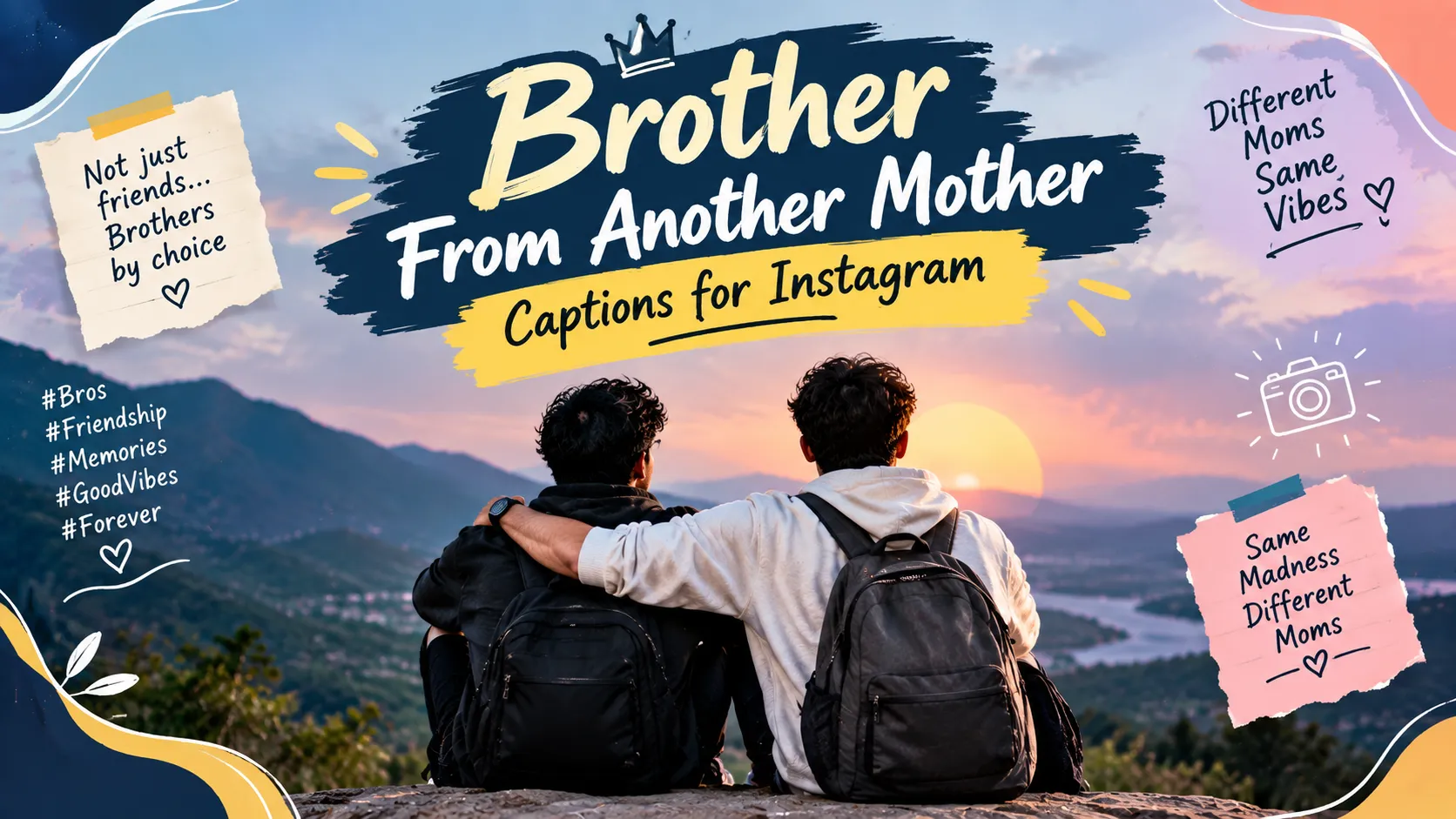 Brother From Another Mother Captions For Instagram