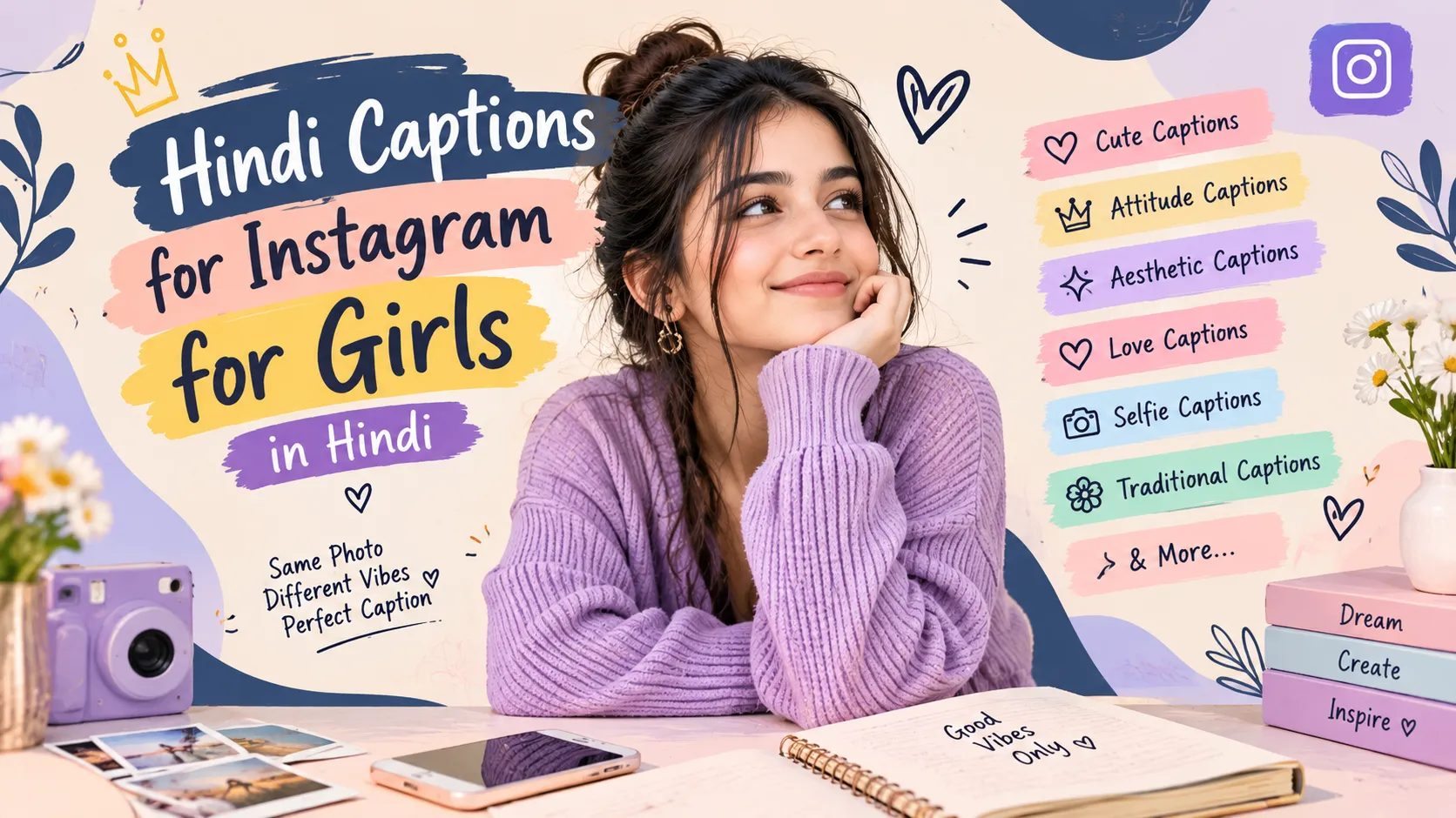 Hindi Captions For Instagram For Girls