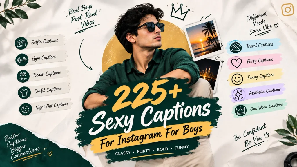 Sexy Captions For Instagram For Boys
