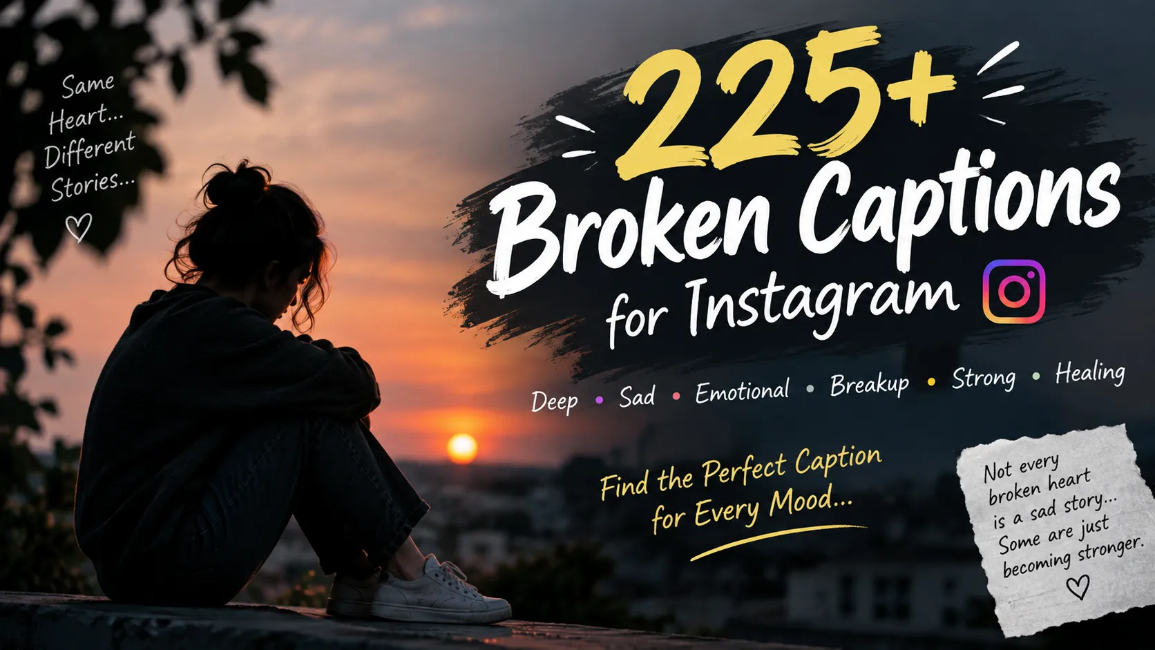 Broken Captions For Instagram