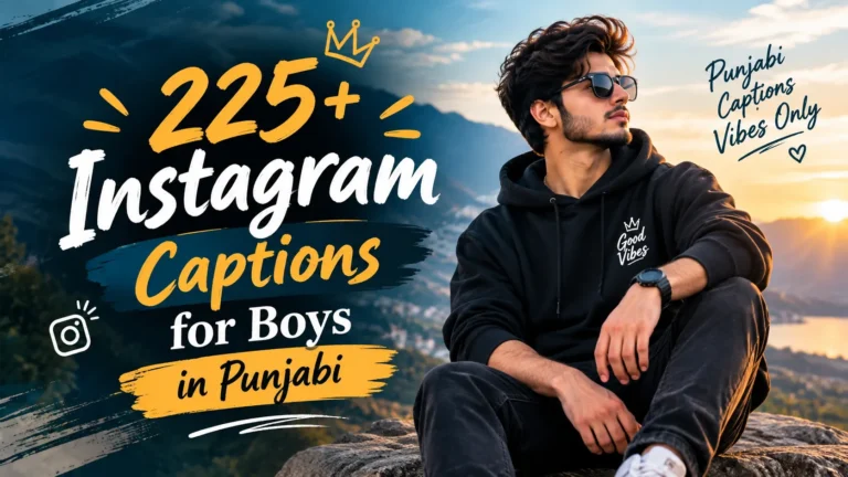 Instagram Captions For Boys In Punjabi