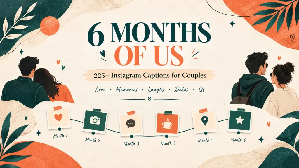 6 Month Anniversary Instagram Captions