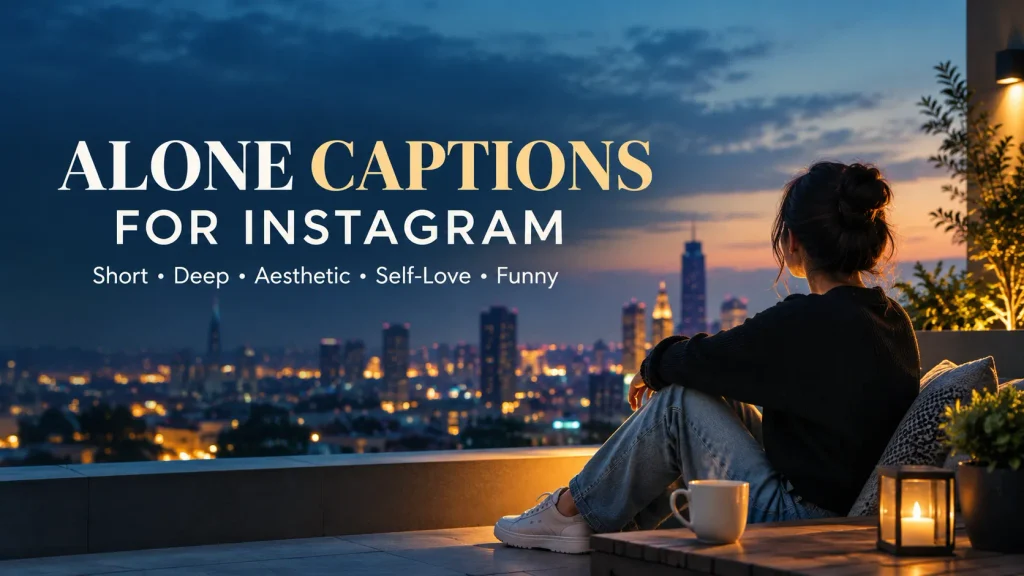 Alone Captions For Instagram